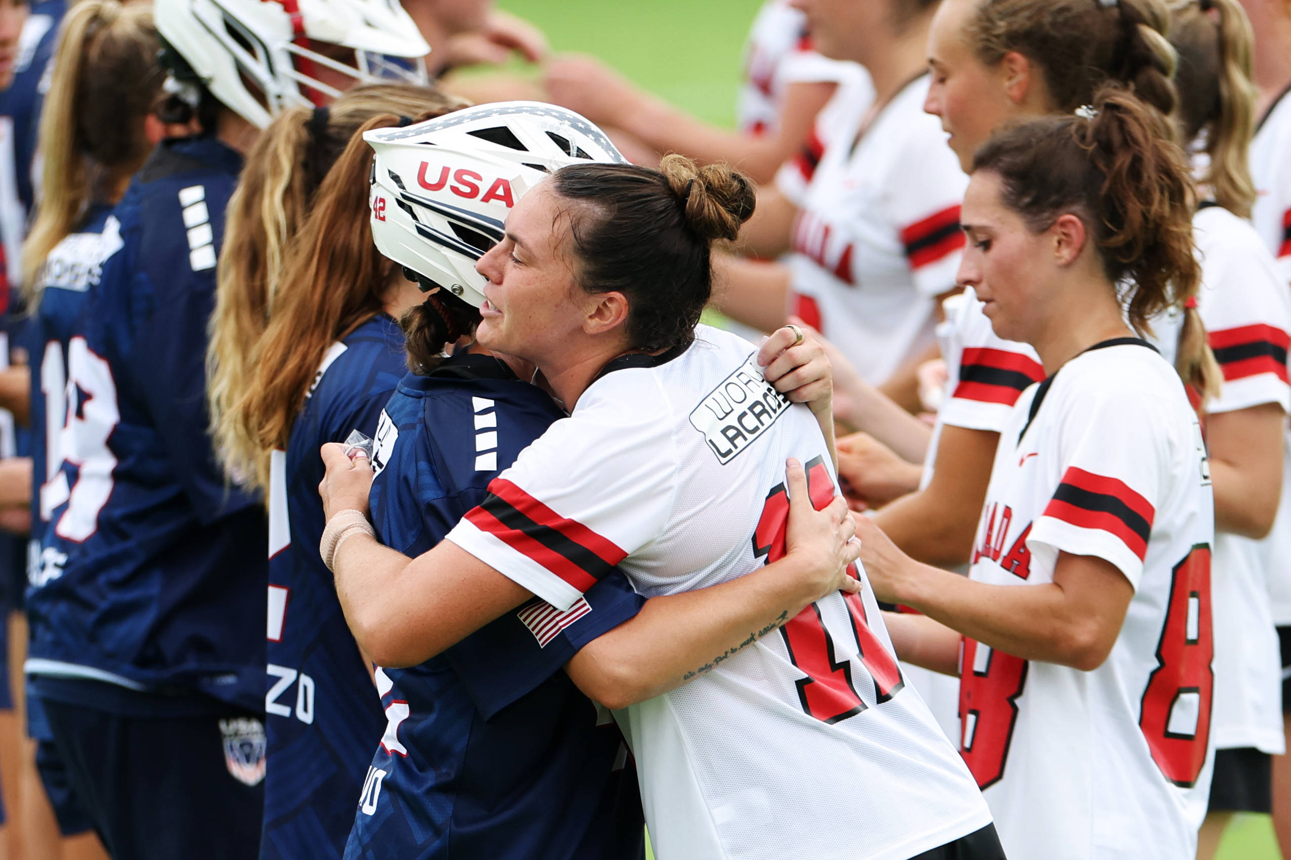 皇冠信用网会员_（成都世运会）棍网球——美国队夺得女子金牌